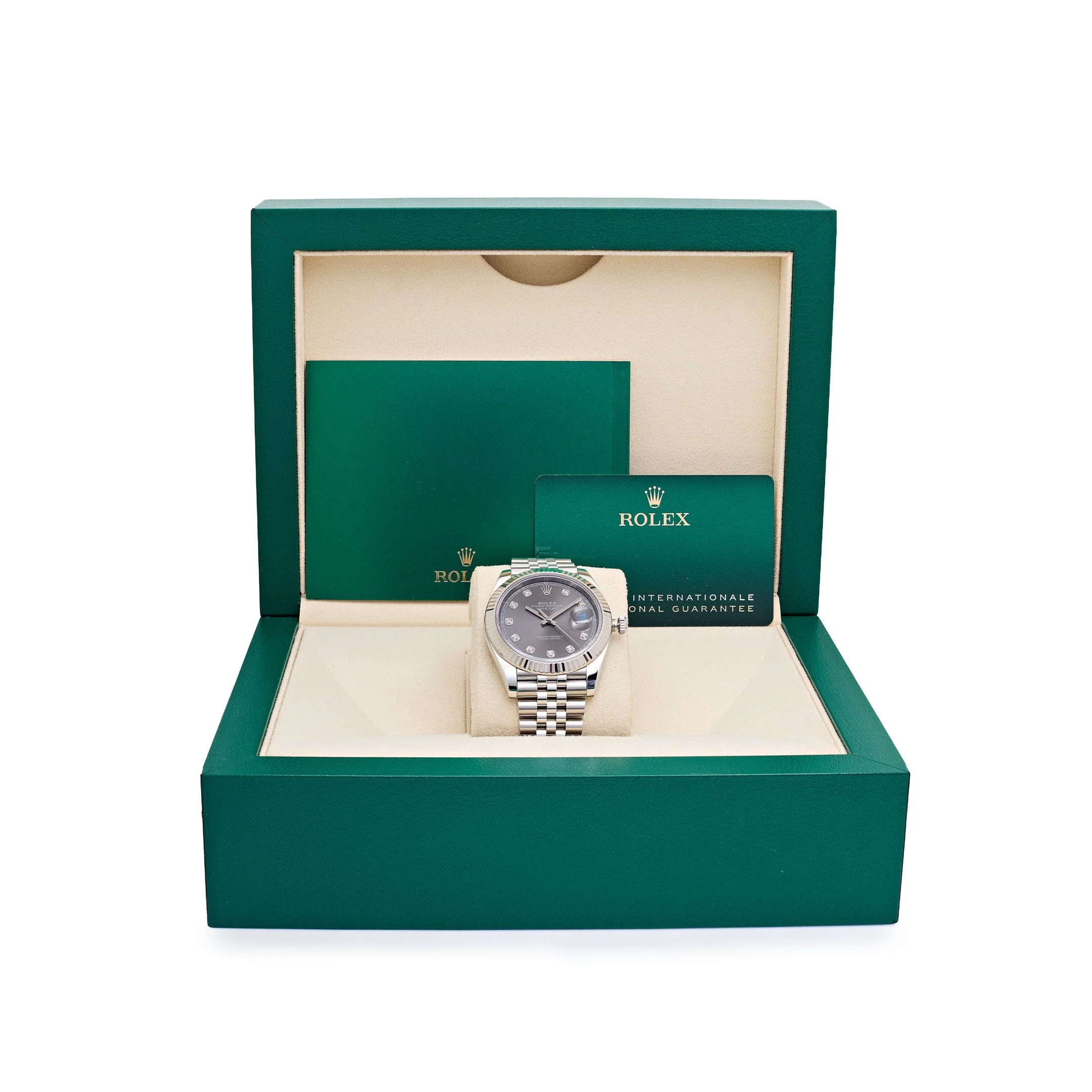 Rolex Datejust 41 126334 Stainless Steel Slate Diamond Dial Jubilee (2025) - Image 8