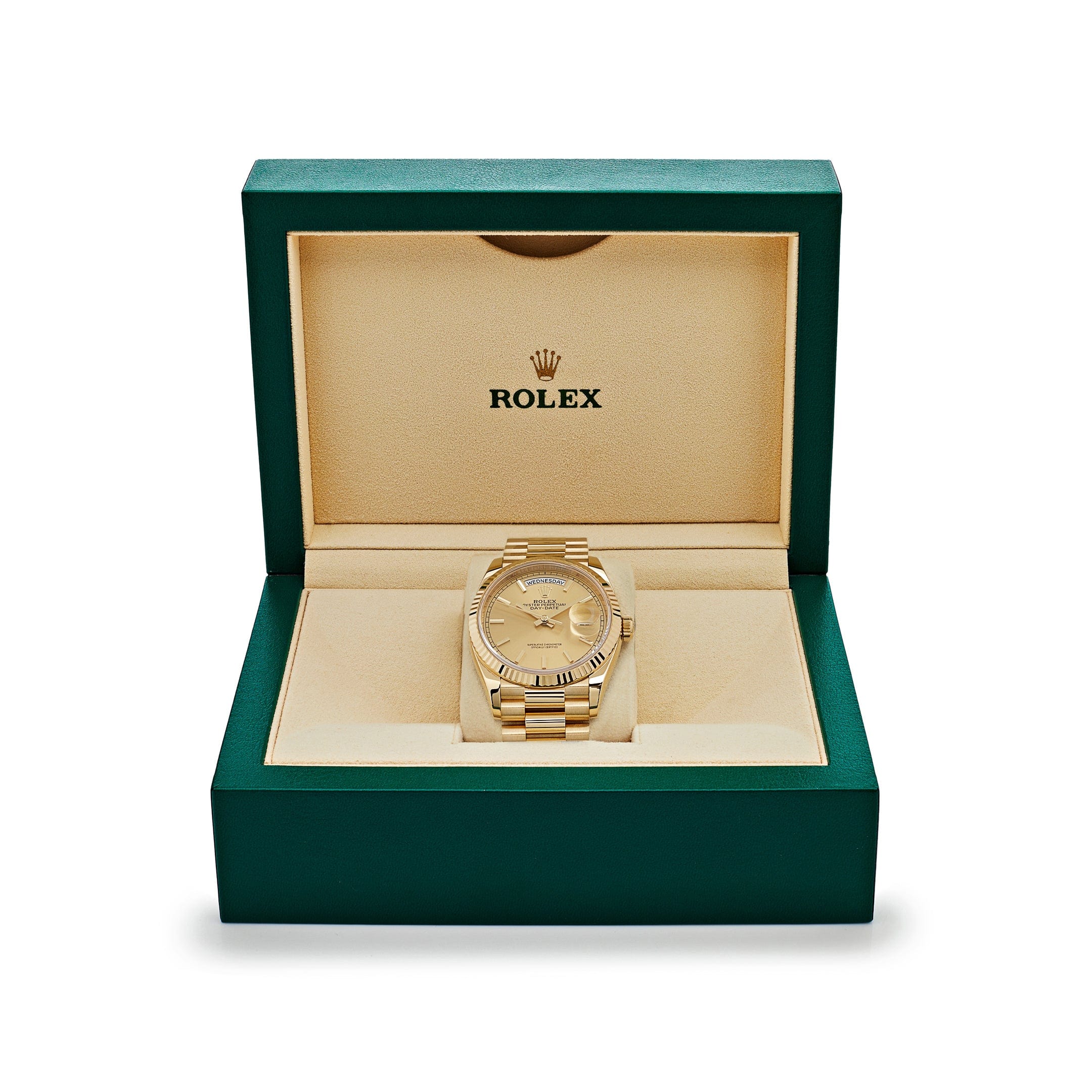 Rolex Day-Date 36 128238 Yellow Gold Champagne Dial - Image 7