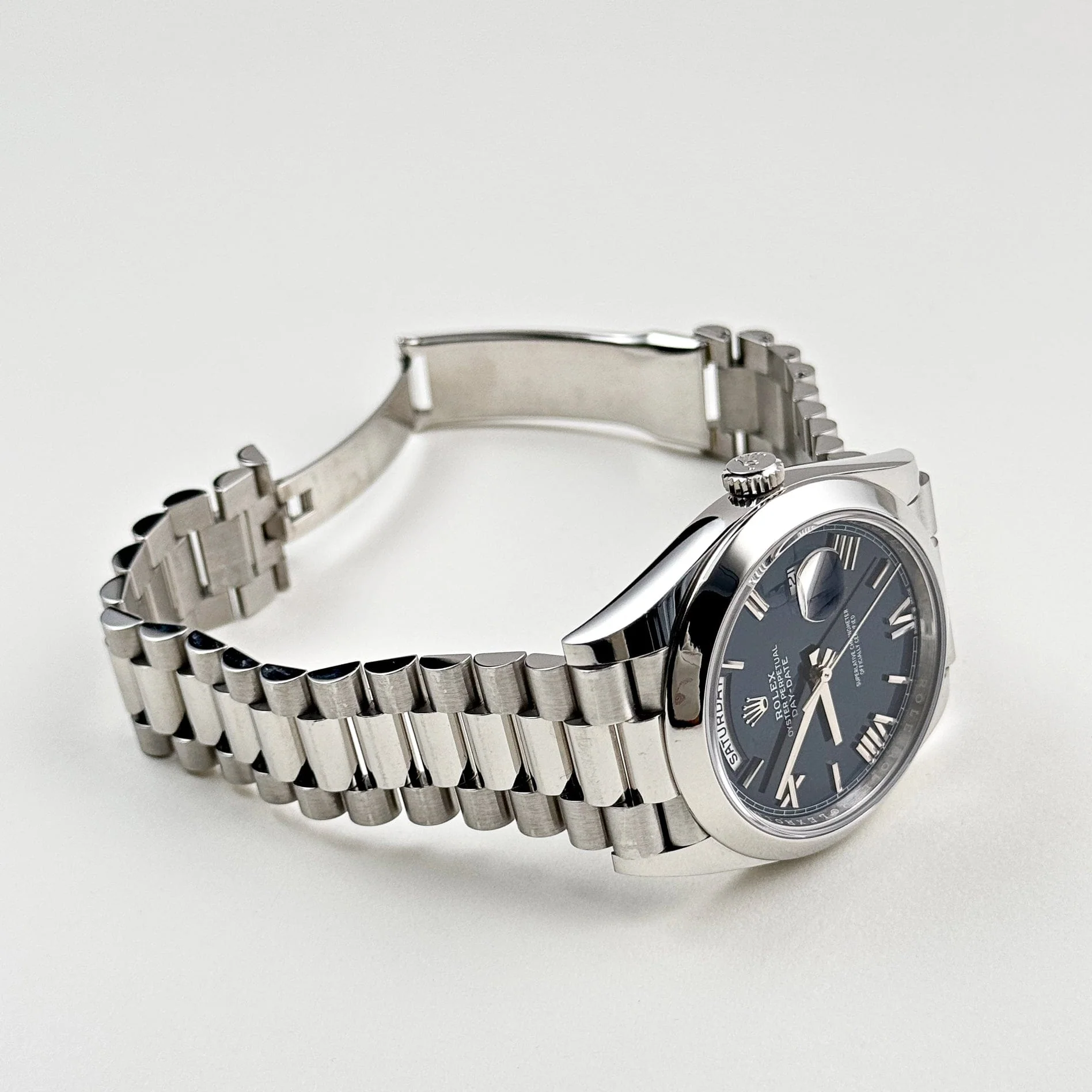Rolex Day-Date 40 228206 Platinum Blue Dial (2022) - Image 5