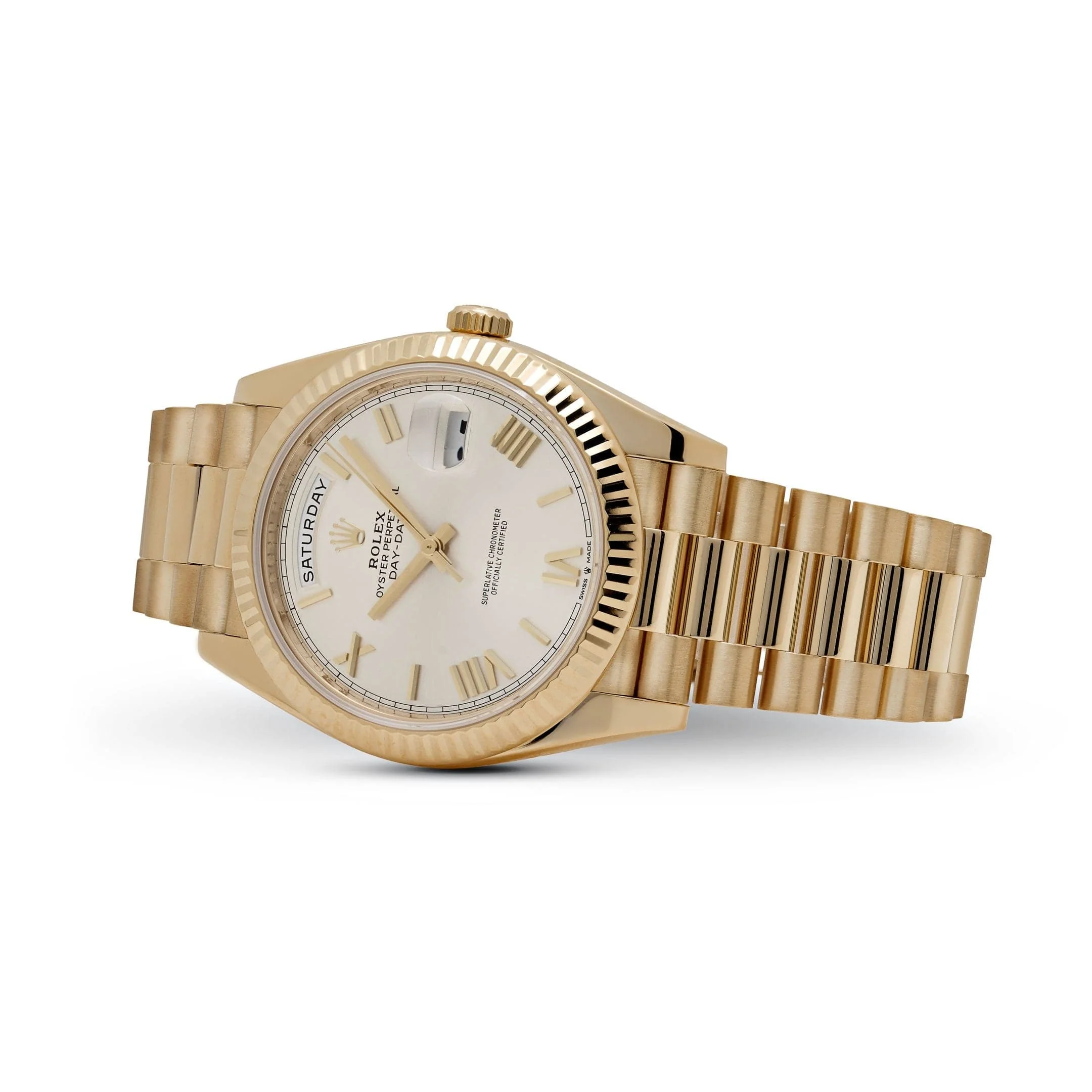 Rolex Day-Date 40 228238 Yellow Gold White Roman Numerals Dial (2025) - Image 3