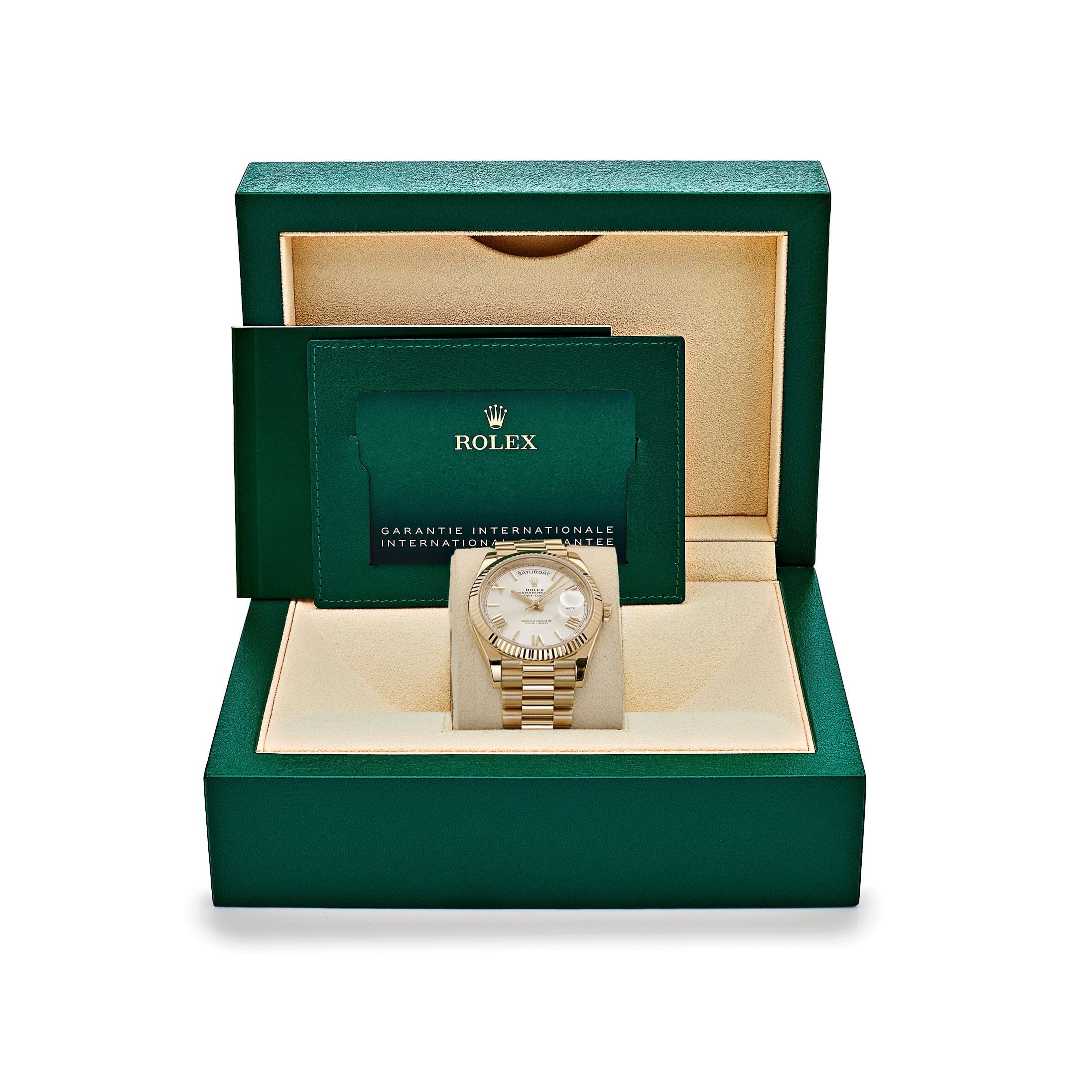 Rolex Day-Date 40 228238 Yellow Gold White Roman Numerals Dial (2025) - Image 8