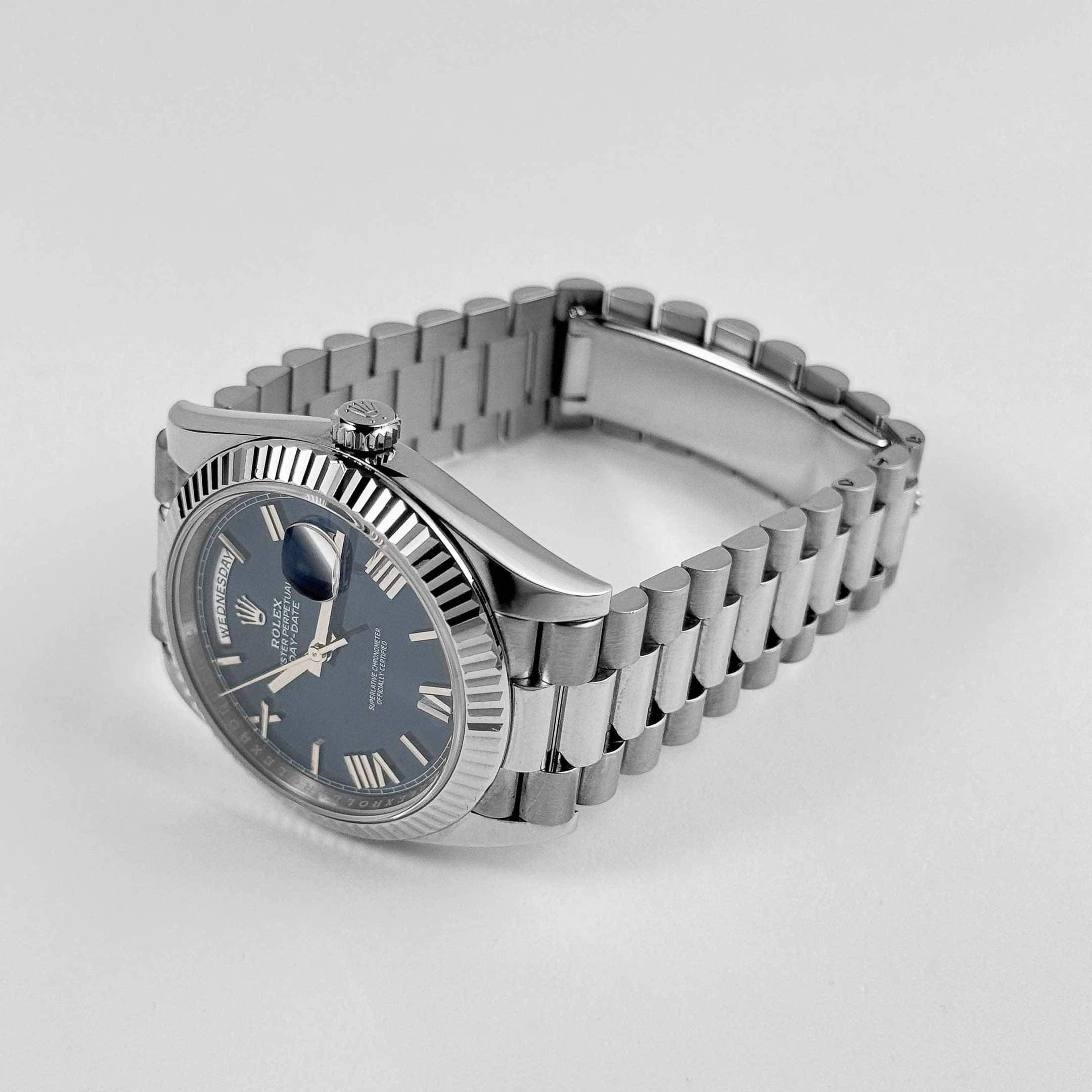 Rolex Day-Date 40 228239 White Gold Blue Dial (2018) - Image 5