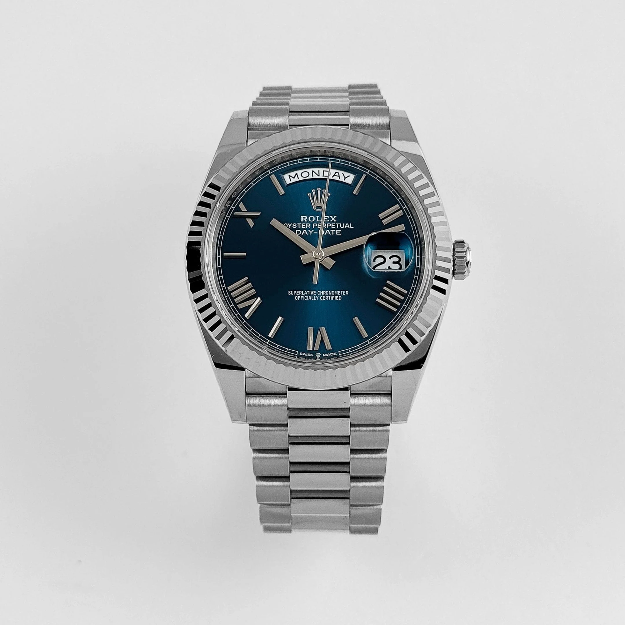 Rolex Day-Date 40 228239 White Gold Blue Dial (2023) - Image 3