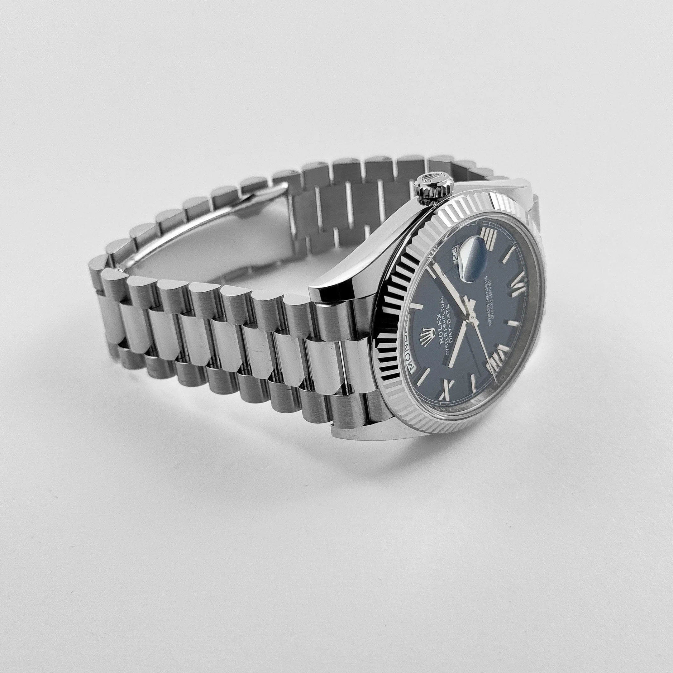 Rolex Day-Date 40 228239 White Gold Blue Dial (2023) - Image 4