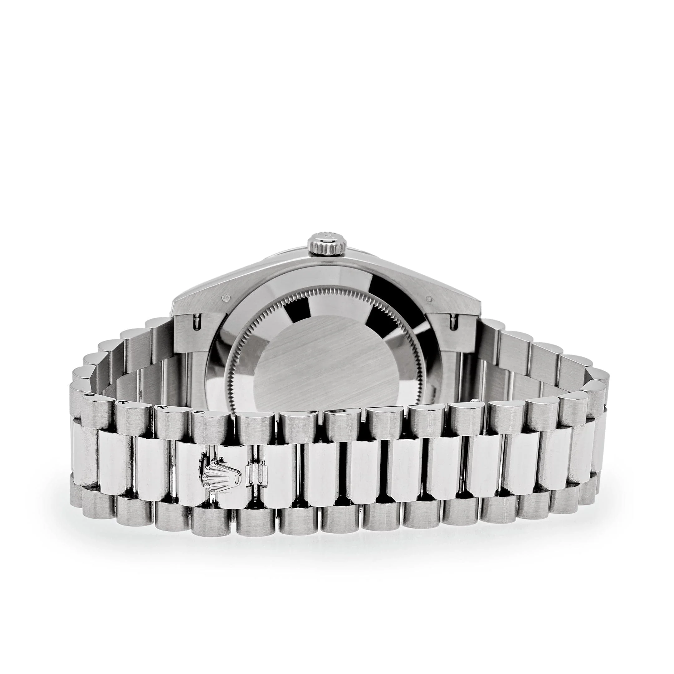 Rolex Day-Date 40 228349RBR White Gold Black Dial Diamond Bezel (2021) - Image 6