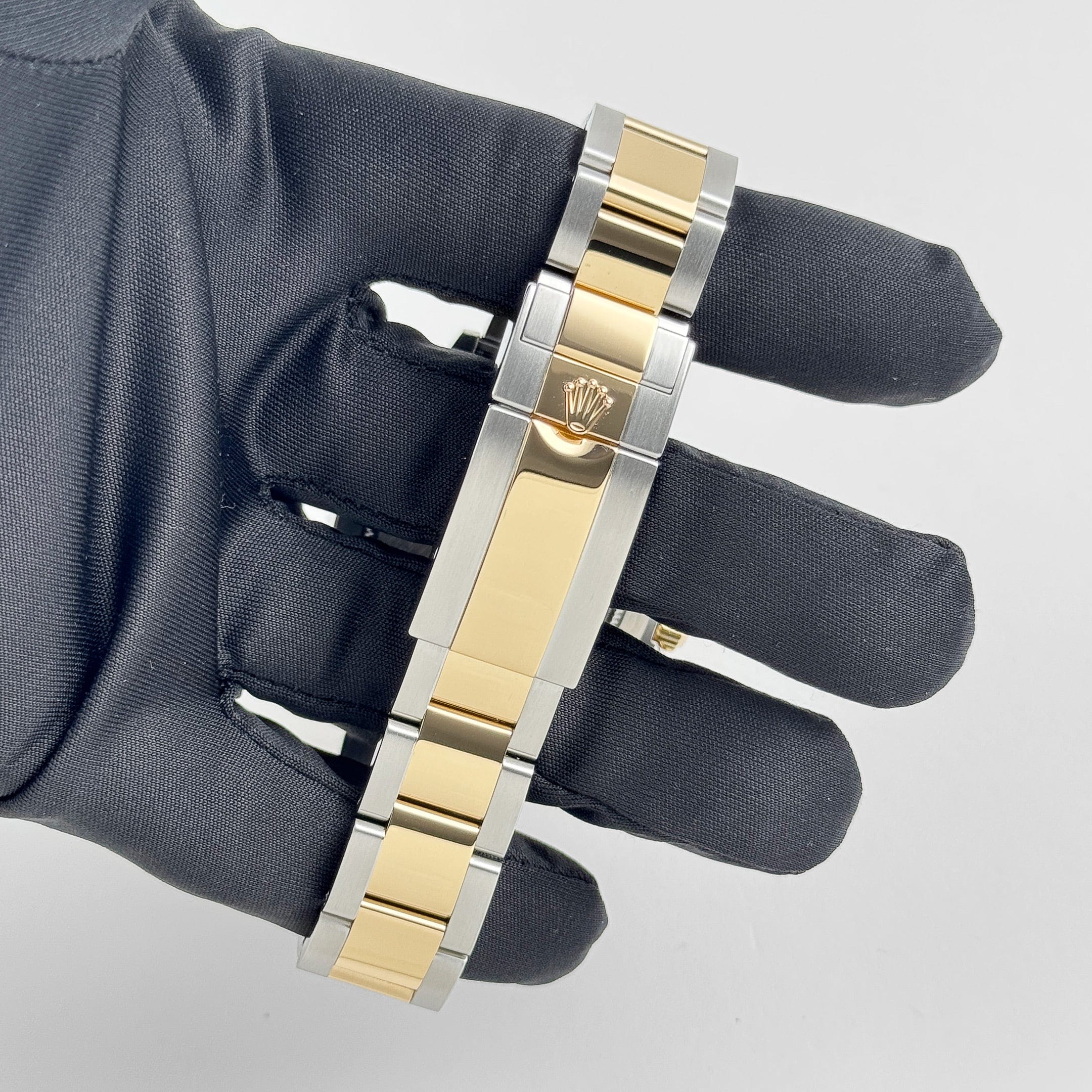 Rolex Daytona 116503 Yellow Gold Stainless Steel Black Mother of Pearl Diamond Dial - Image 13