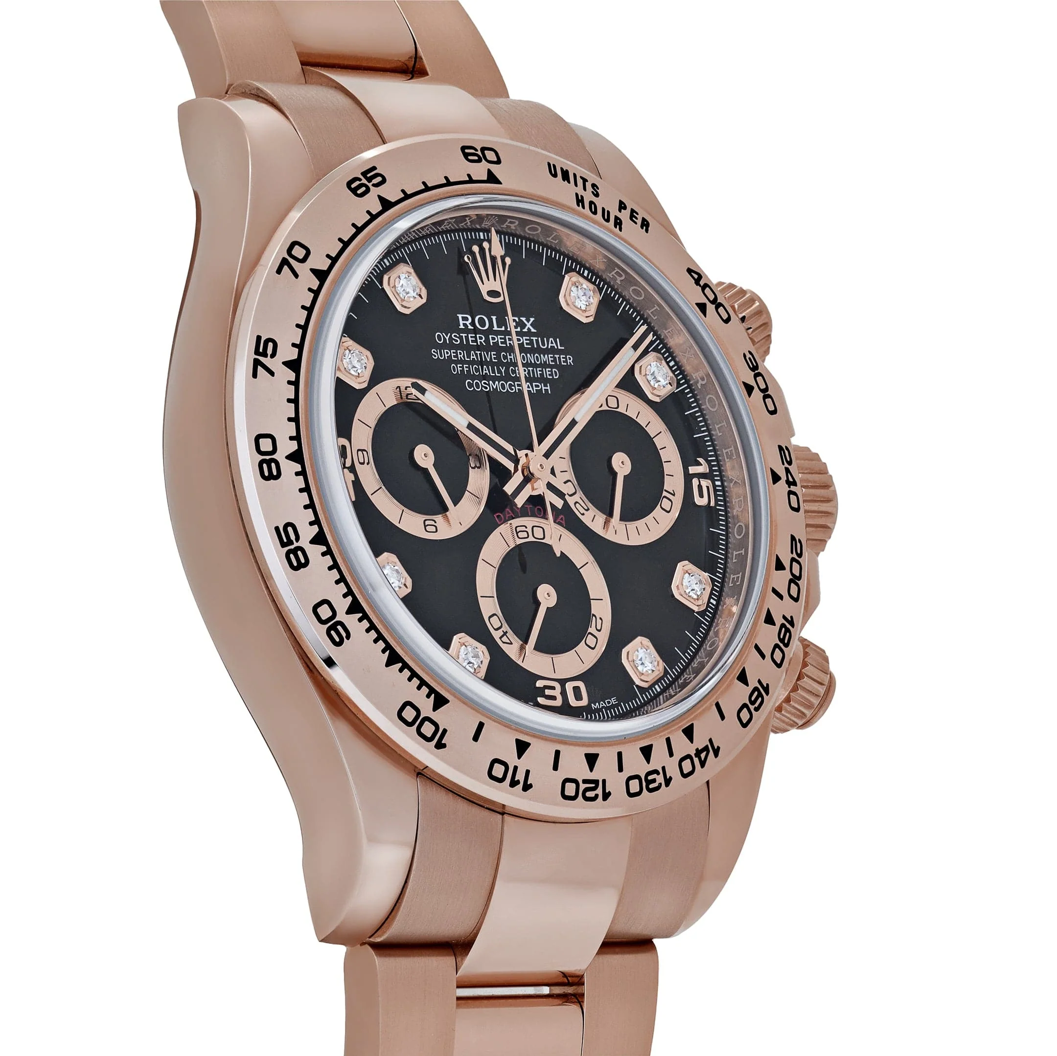 Rolex Daytona 116505 Rose Gold Black Diamond Dial - Image 6