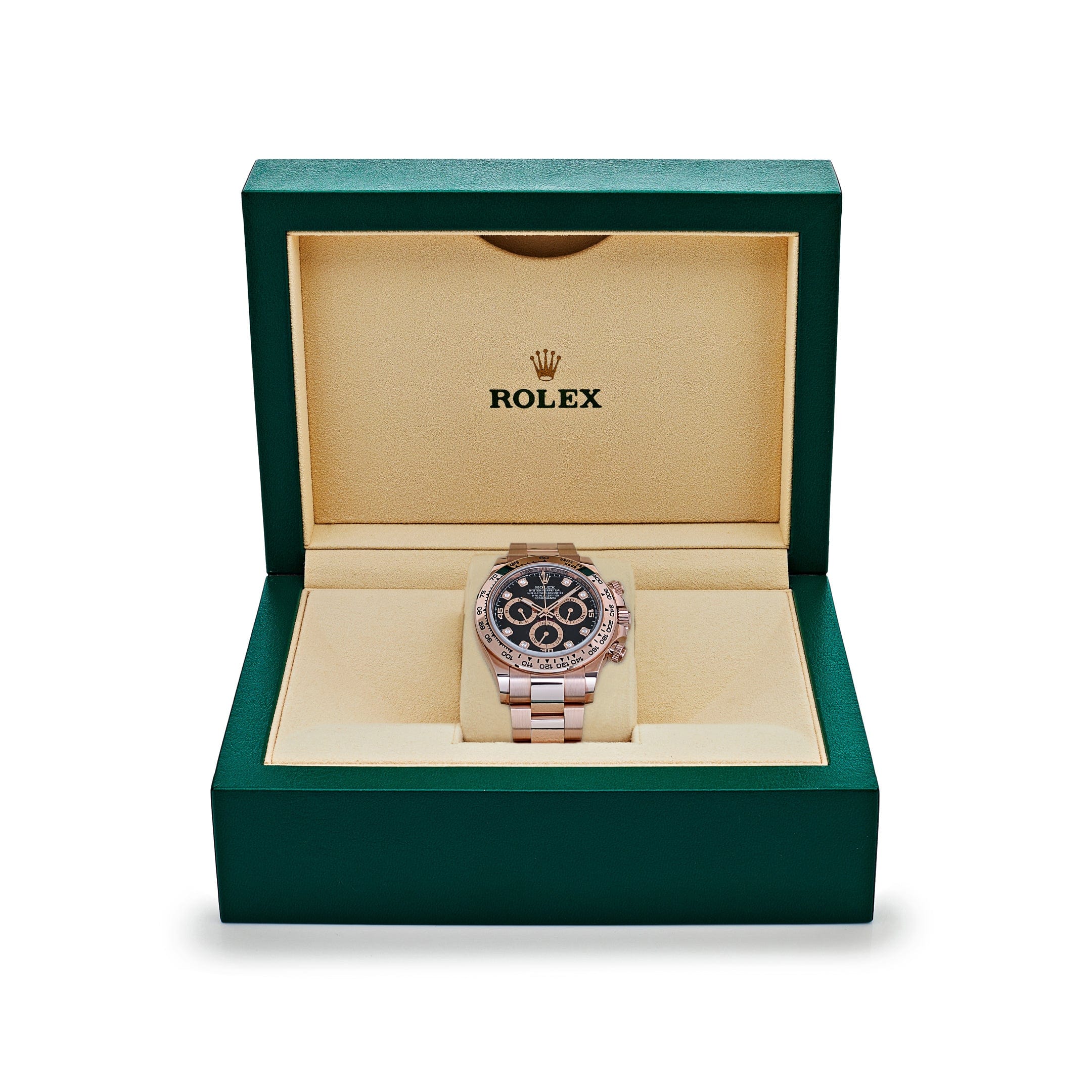 Rolex Daytona 116505 Rose Gold Black Diamond Dial - Image 8
