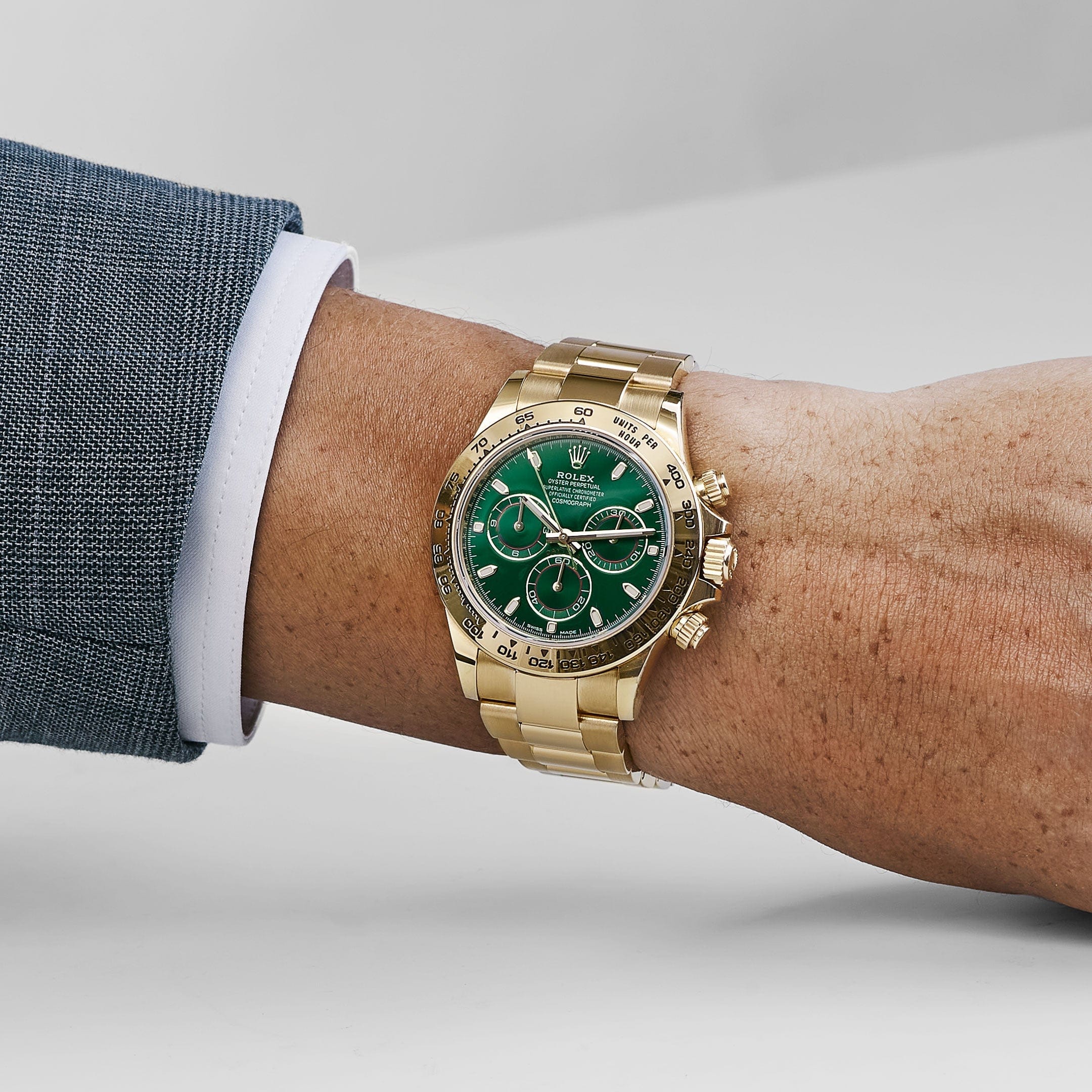 Rolex Daytona 116508 'John Mayer' Yellow Gold Green Dial - Image 2