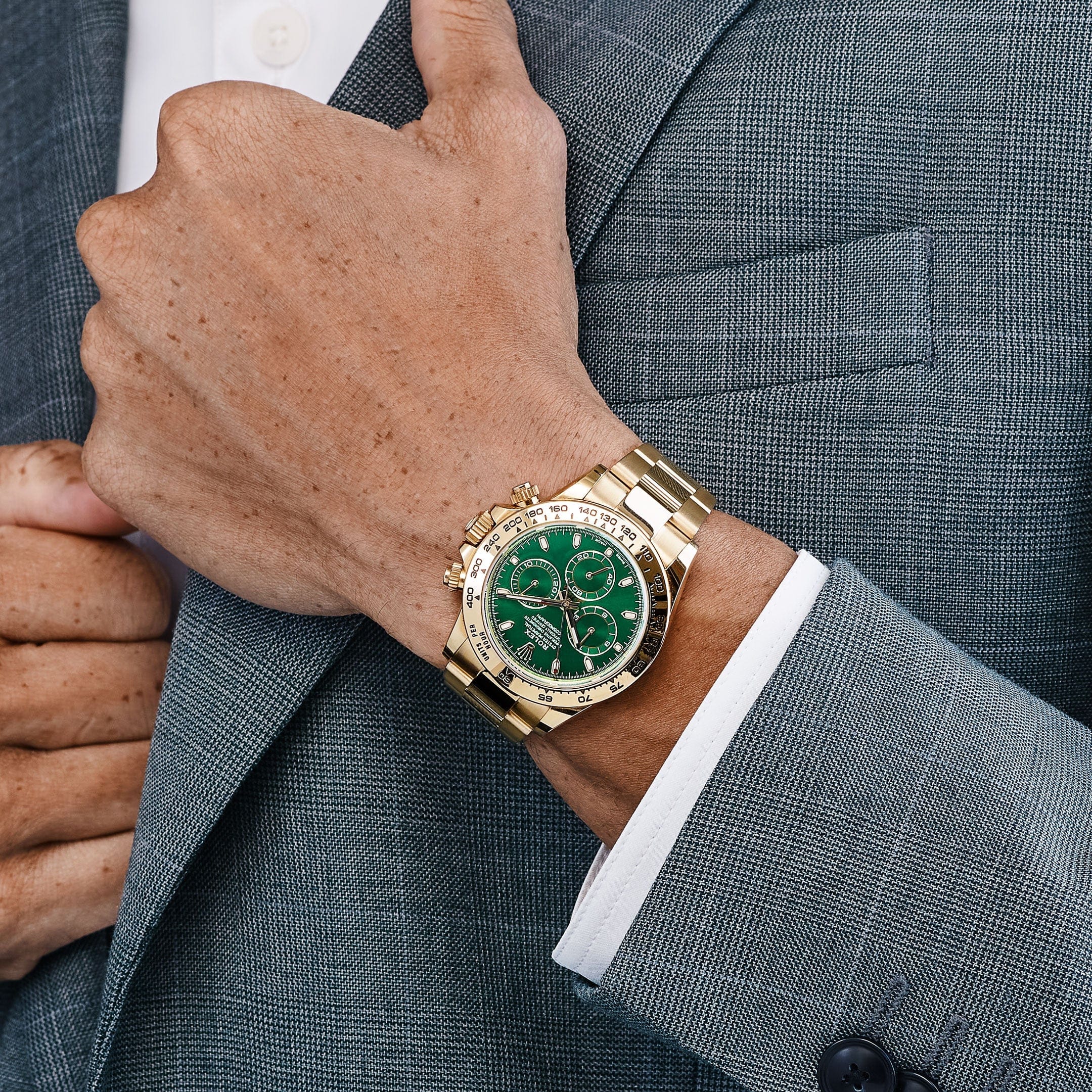 Rolex Daytona 116508 'John Mayer' Yellow Gold Green Dial - Image 3