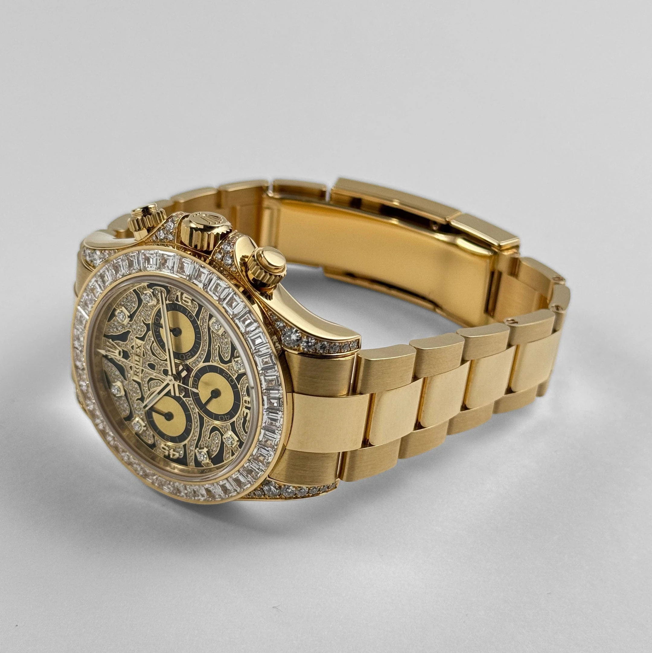 Rolex Daytona 'Eye of the Tiger' 116598TBR Yellow Gold Diamond Accents (2024) - Image 5