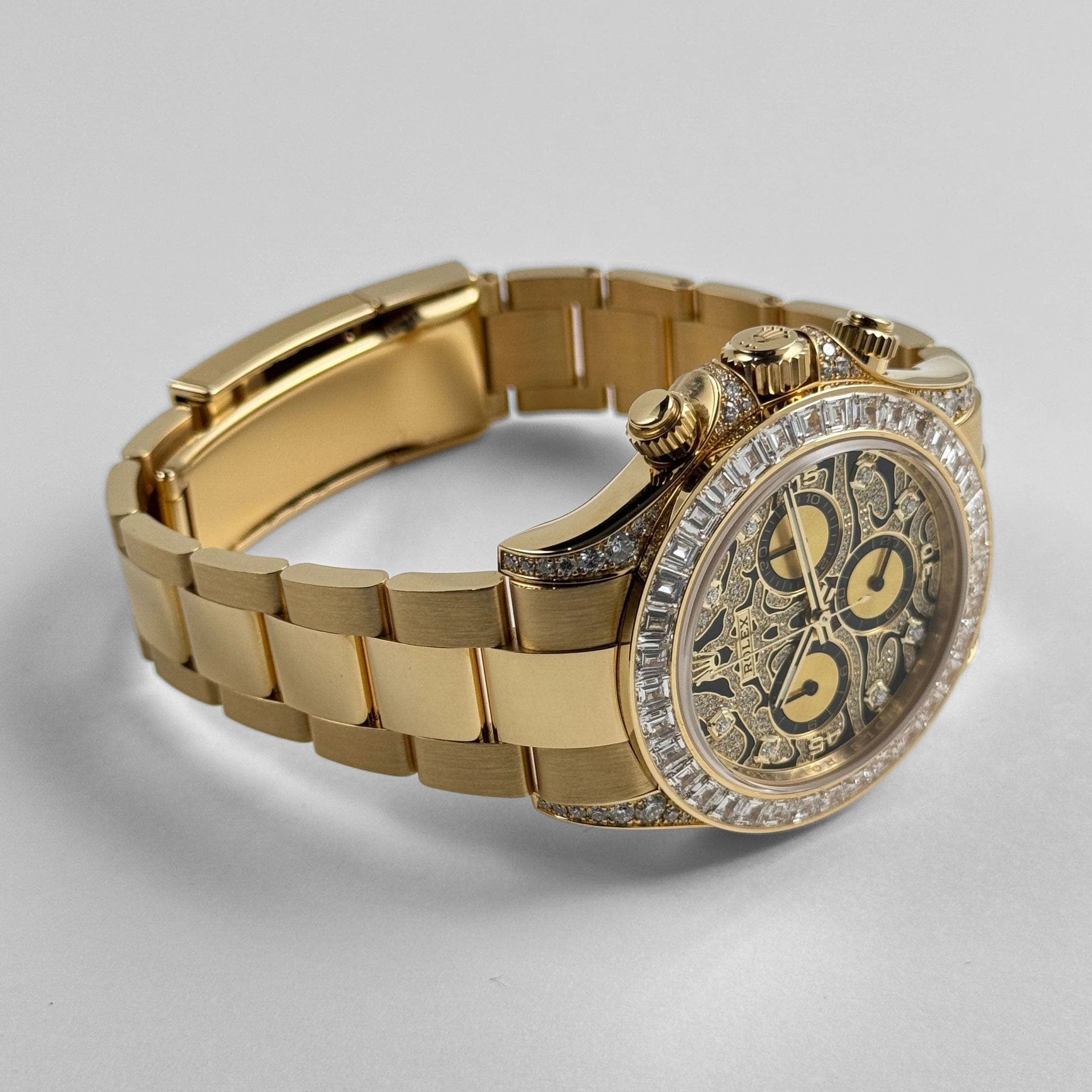 Rolex Daytona 'Eye of the Tiger' 116598TBR Yellow Gold Diamond Accents (2024) - Image 6