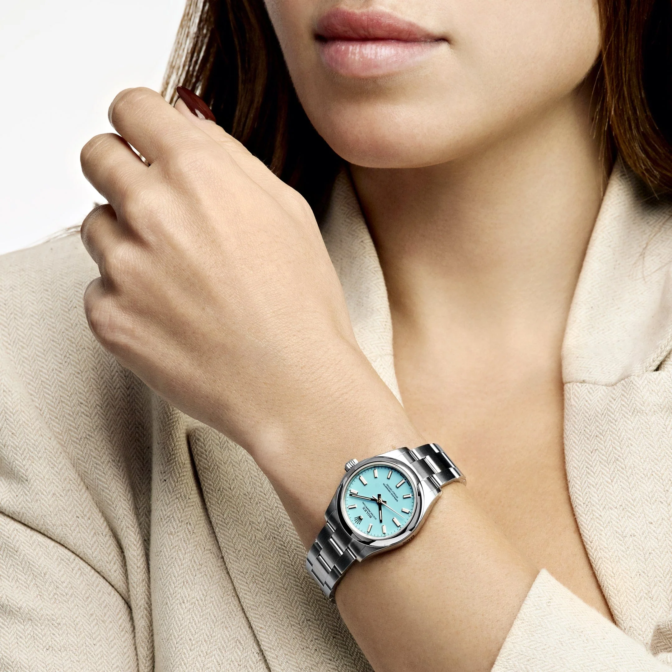 Rolex Oyster Perpetual 31 277200 'Ladies' Stainless Steel Turquoise Dial (2024) - Image 3