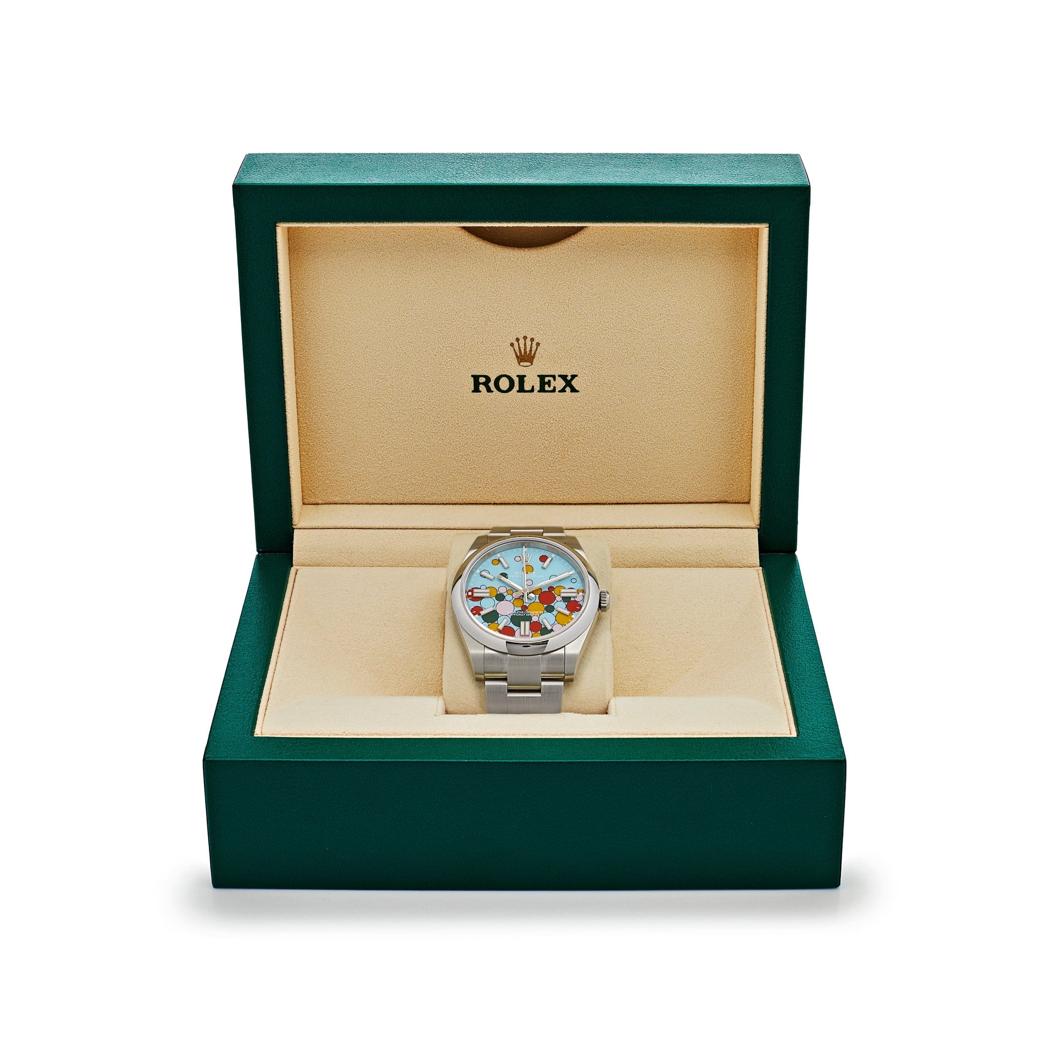 Rolex Oyster Perpetual 36 126000 Stainless Steel 'Celebration Motif' Dial (2024) - Image 13