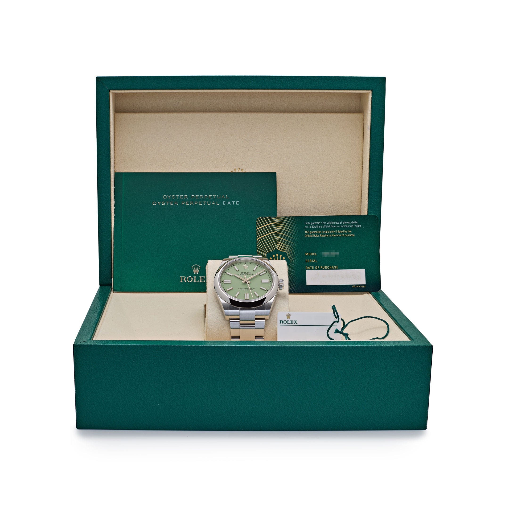 Rolex Oyster Perpetual 36 126000 Stainless Steel Pistachio Dial (2025) - Image 9