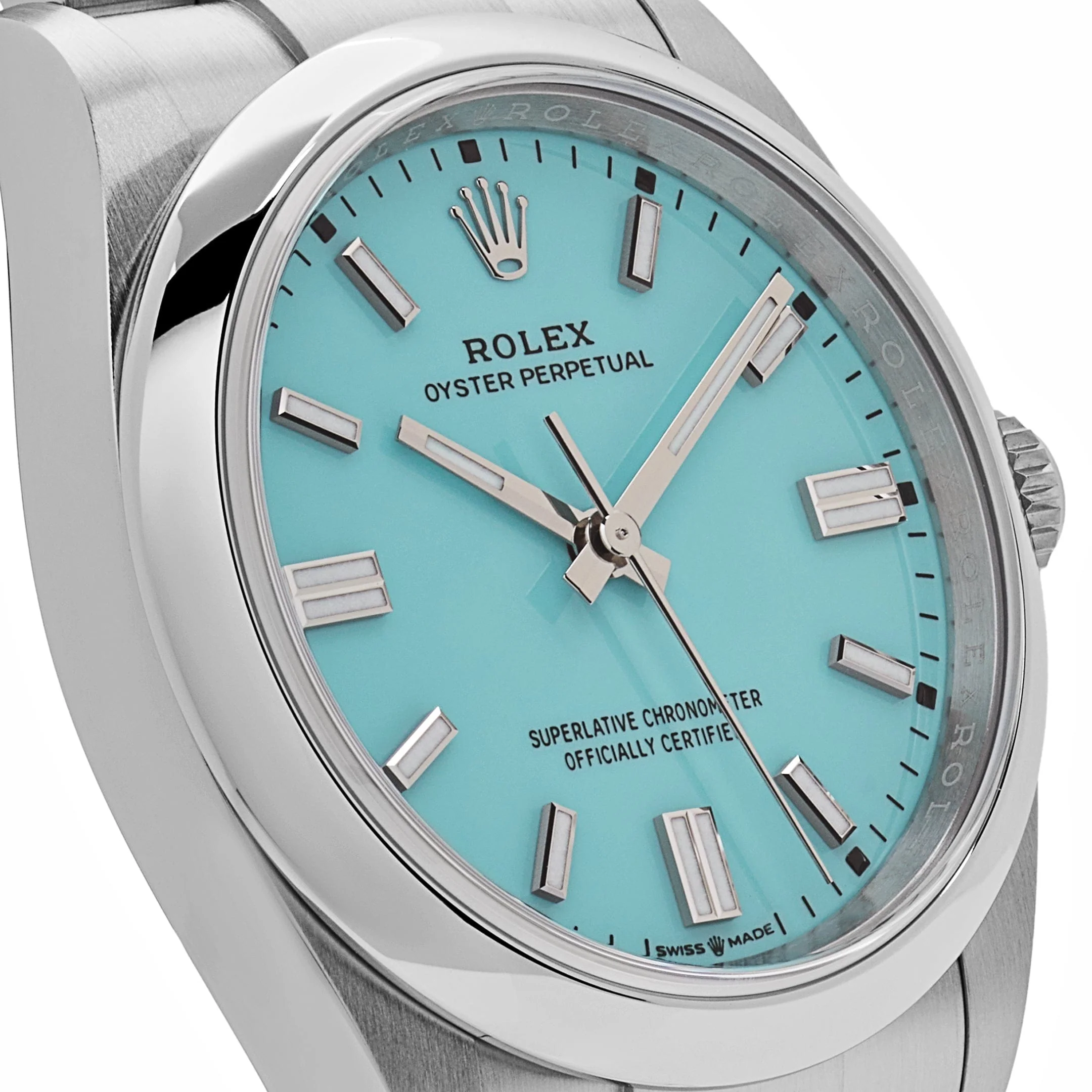 Rolex Oyster Perpetual 36 126000 Stainless Steel Turquoise Dial - Image 4