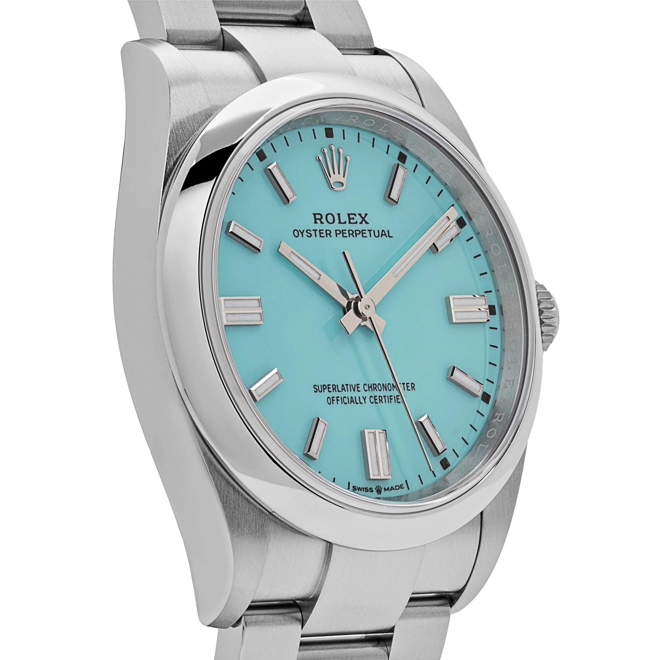 Rolex Oyster Perpetual 36 126000 Stainless Steel Turquoise Dial - Image 5