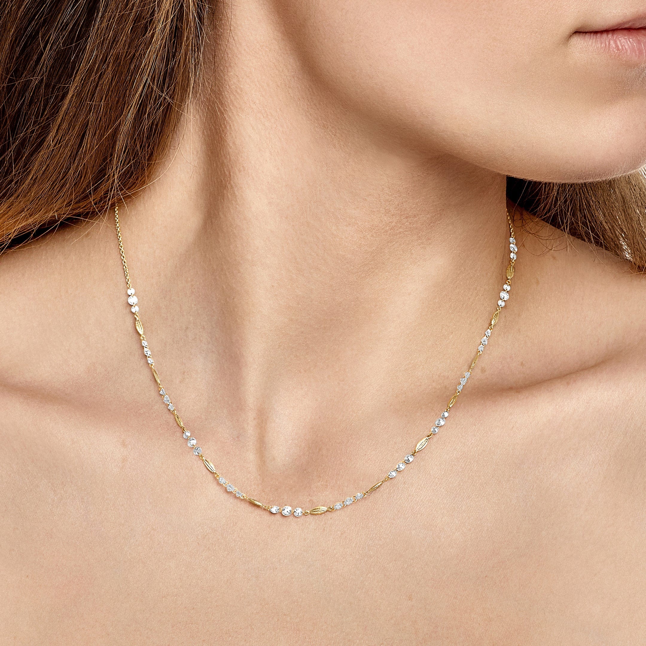 Rose-Cut Diamond Necklace - Image 2
