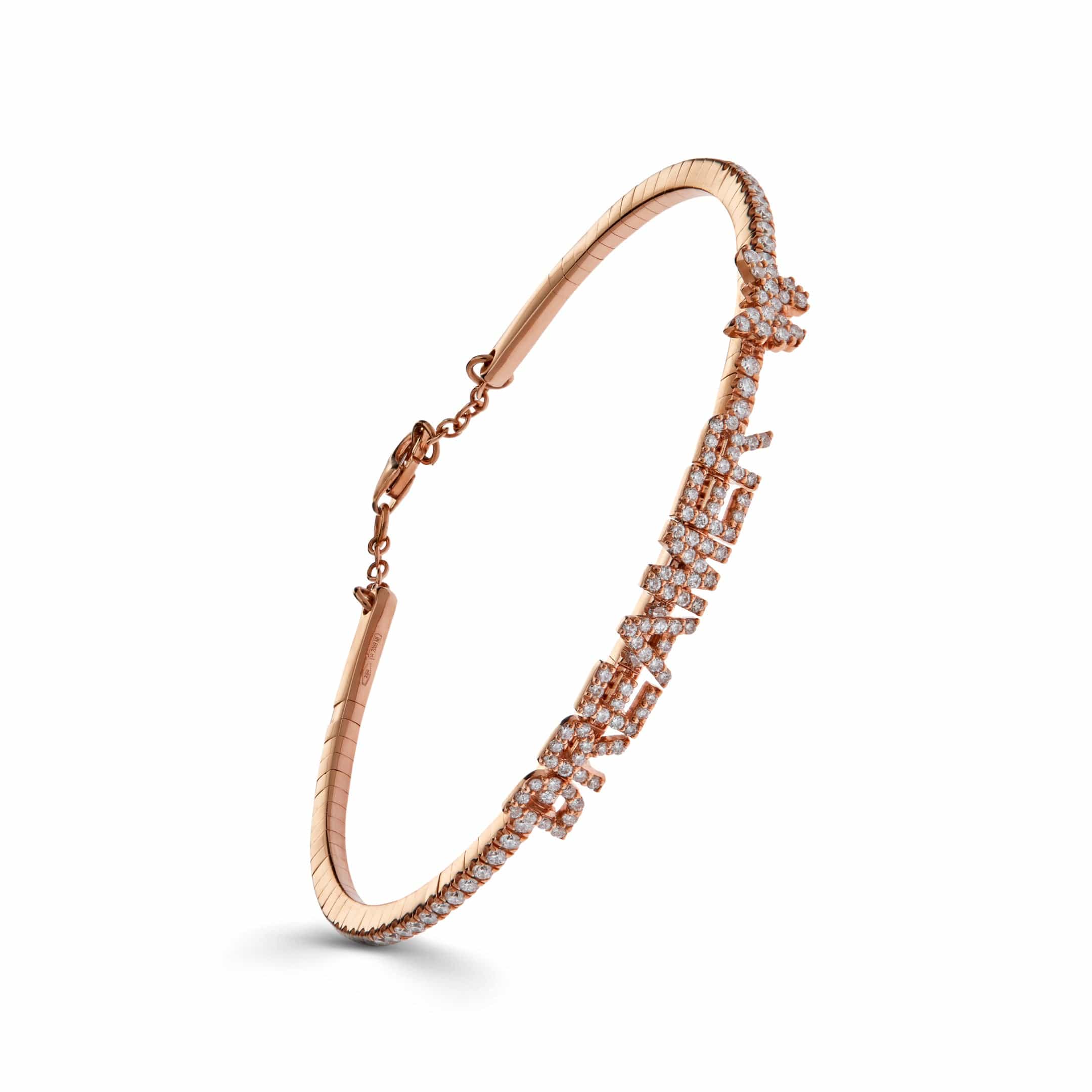 Rose Gold Diamond 'Dreamer' Bracelet - Image 3