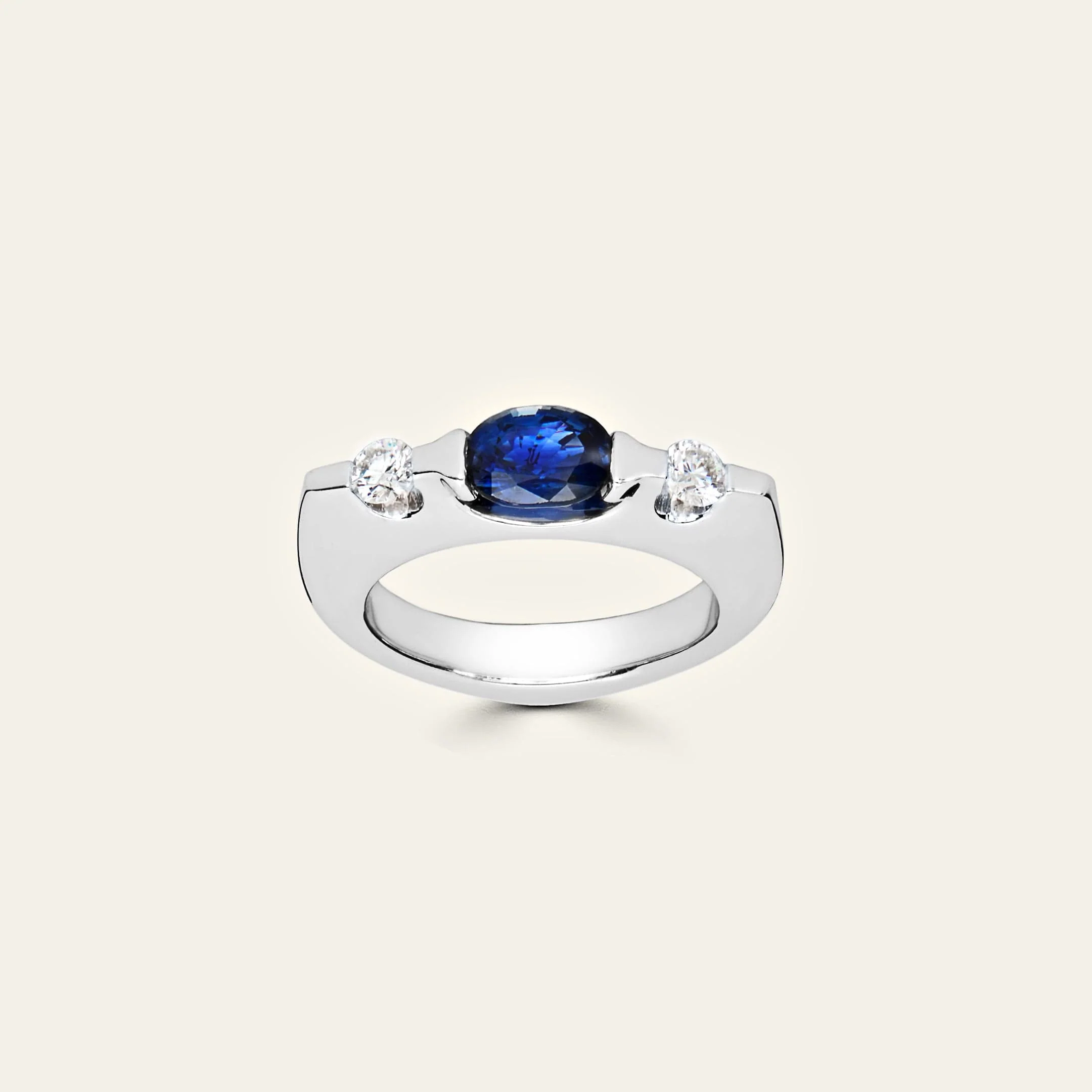 Sapphire and Diamond Ring - Image 3