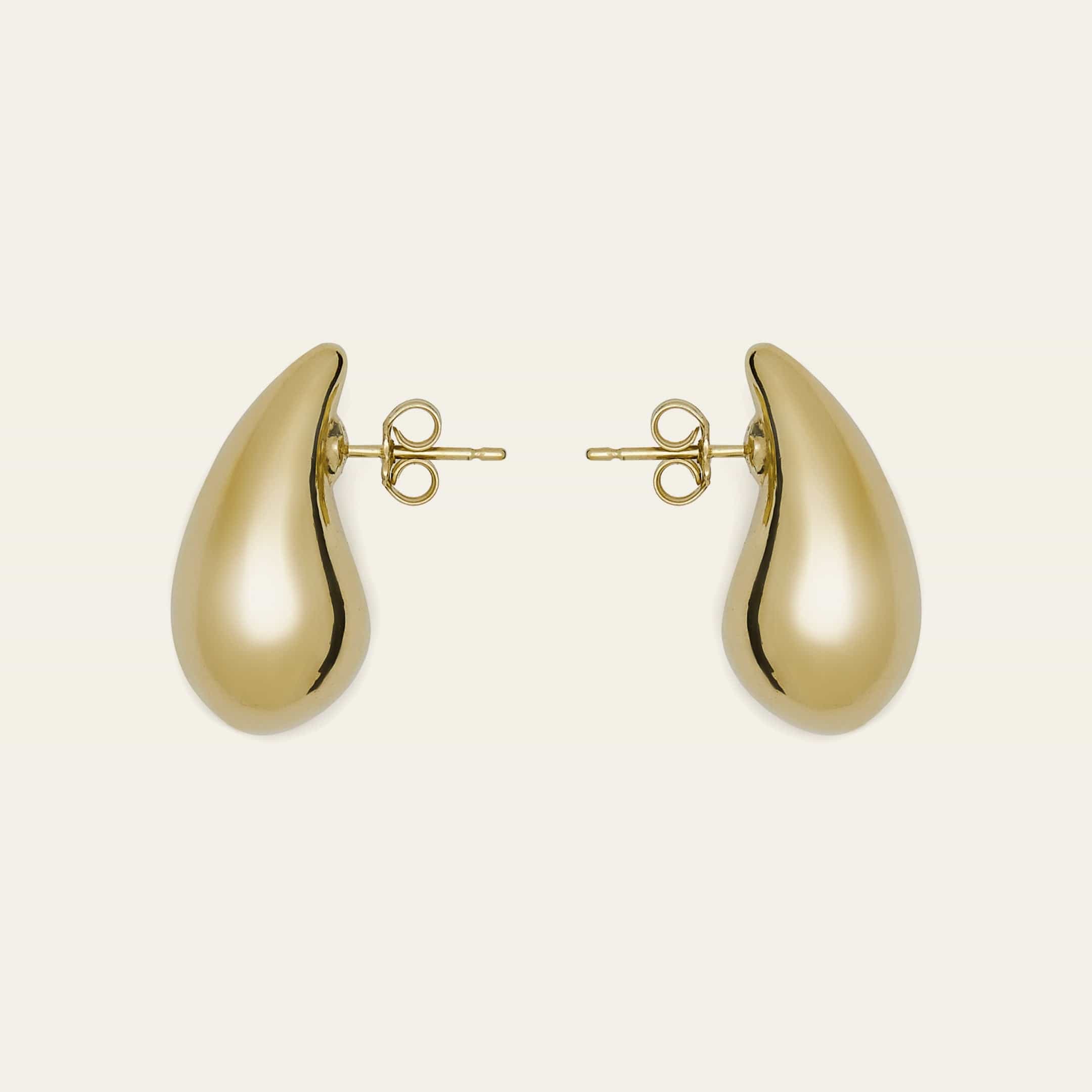 Gold Teardrop Earrings