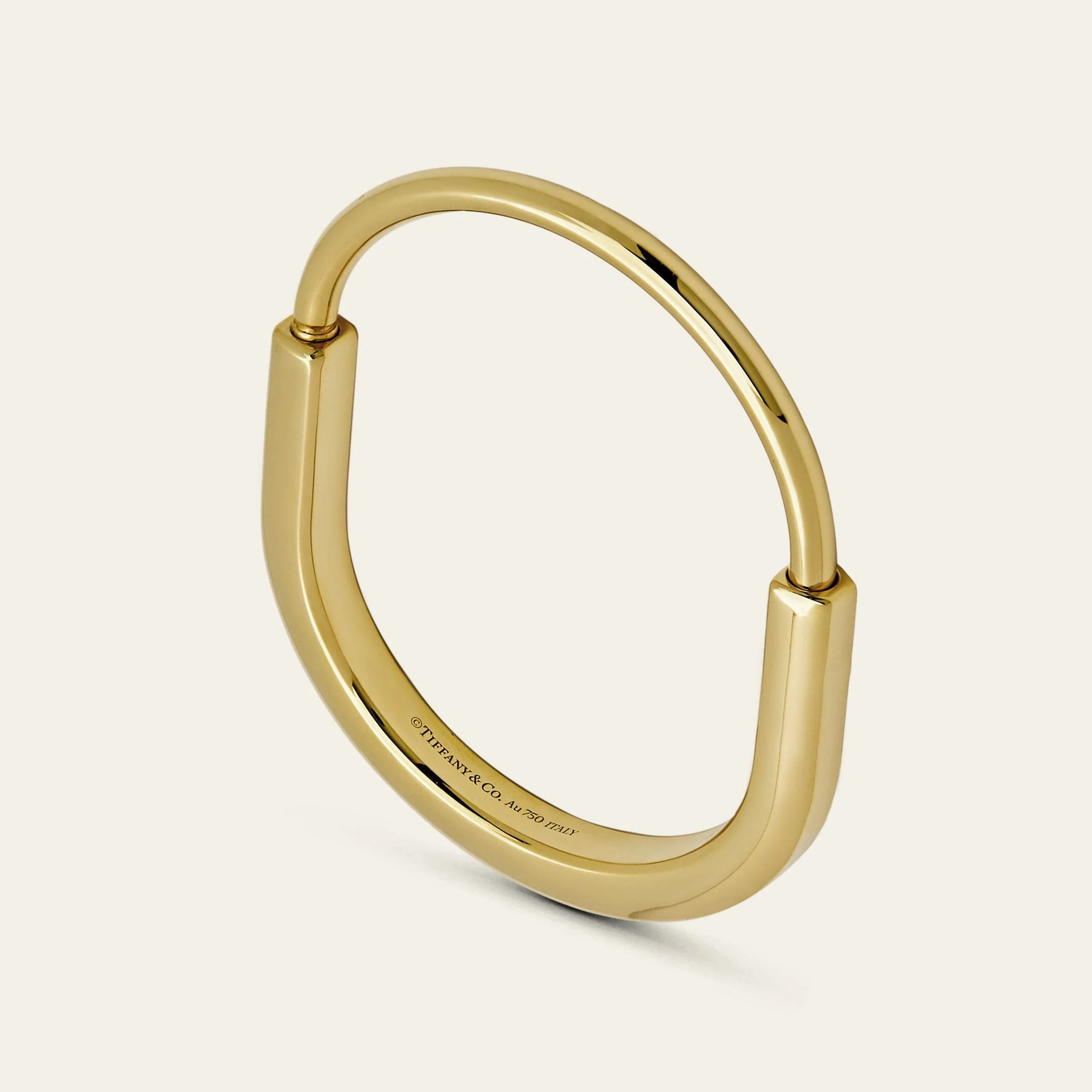 Tiffany & Co. Lock Bangle in Yellow Gold 70185636 - Image 3