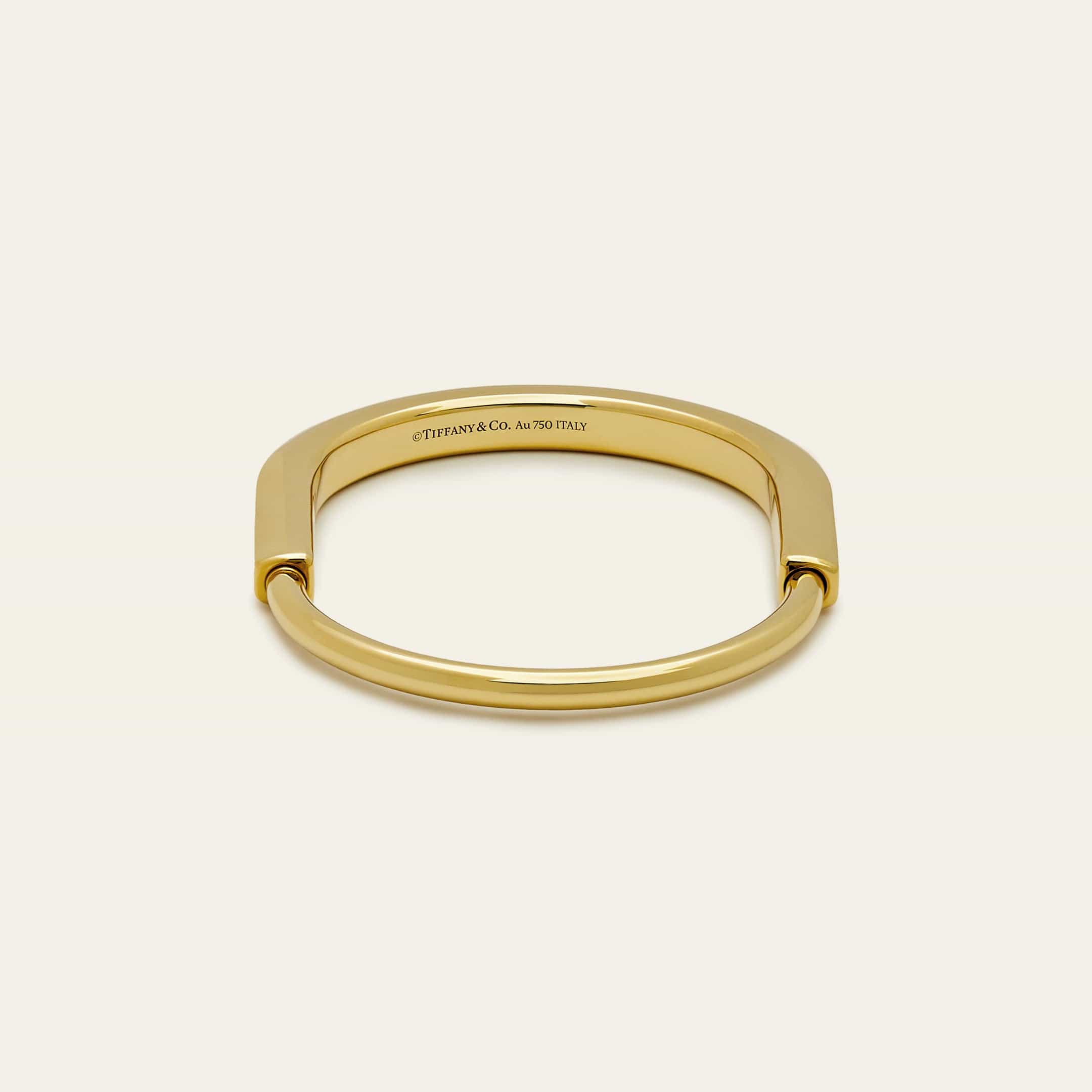 Tiffany & Co. Lock Bangle in Yellow Gold 70185636 - Image 5