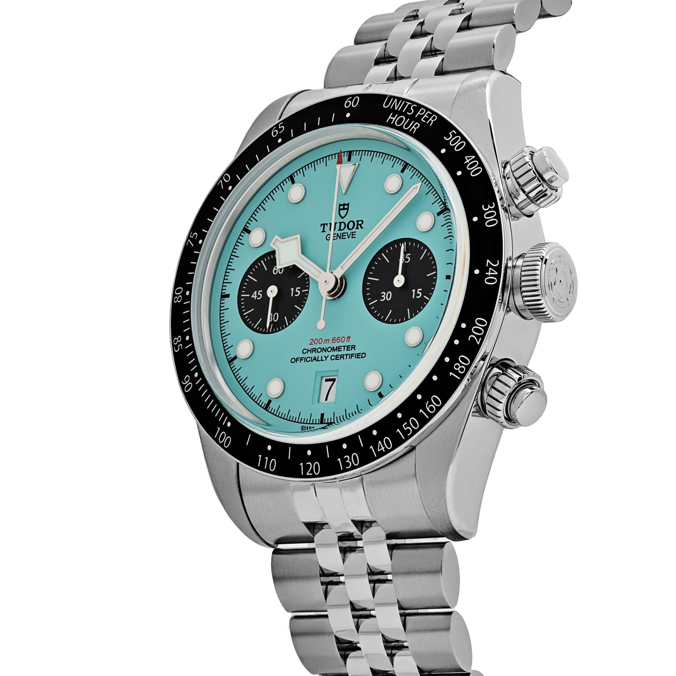 Tudor Black Bay Chrono 79360N-0024 Stainless Steel Turquoise Dial (2025) - Image 3