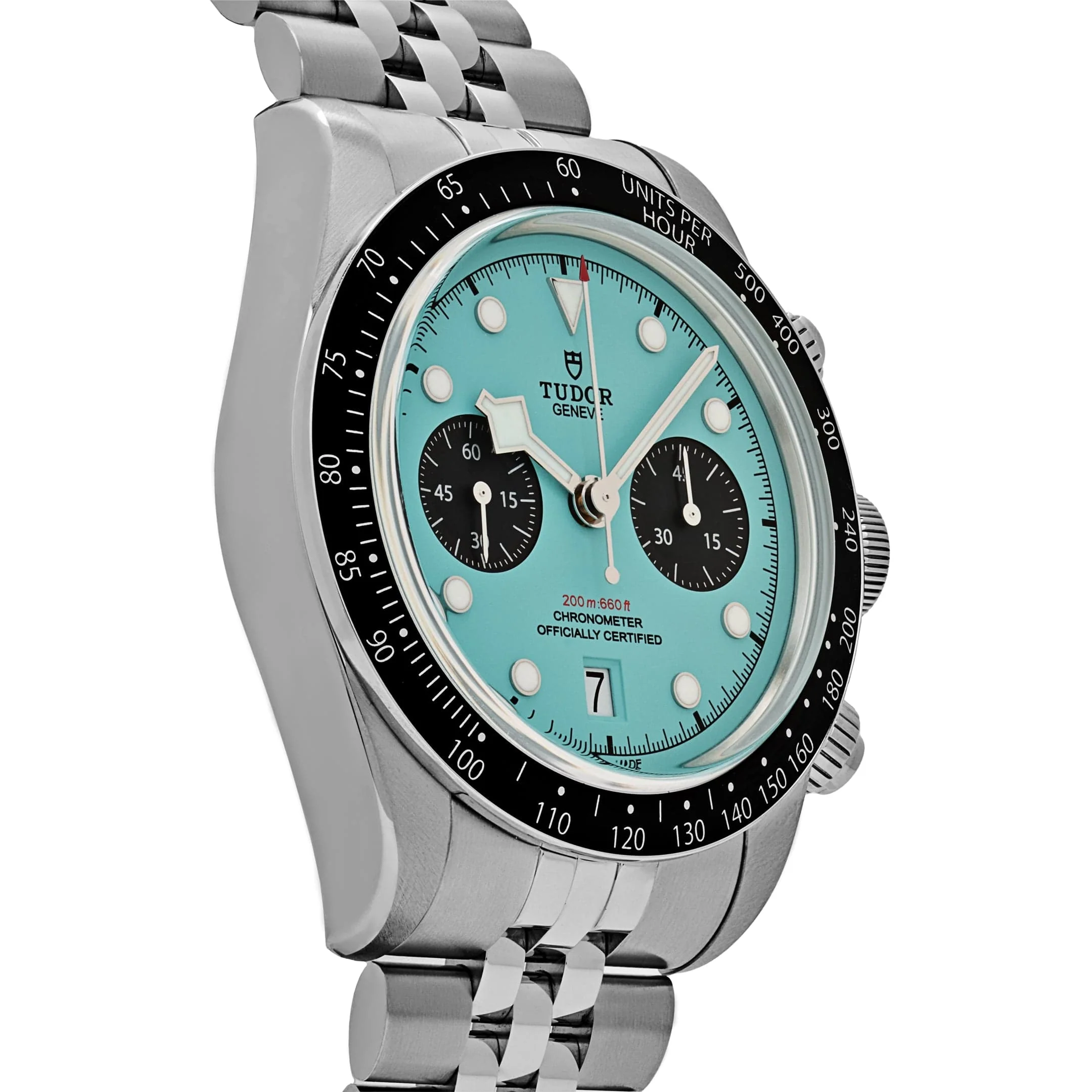 Tudor Black Bay Chrono 79360N-0024 Stainless Steel Turquoise Dial (2025) - Image 4