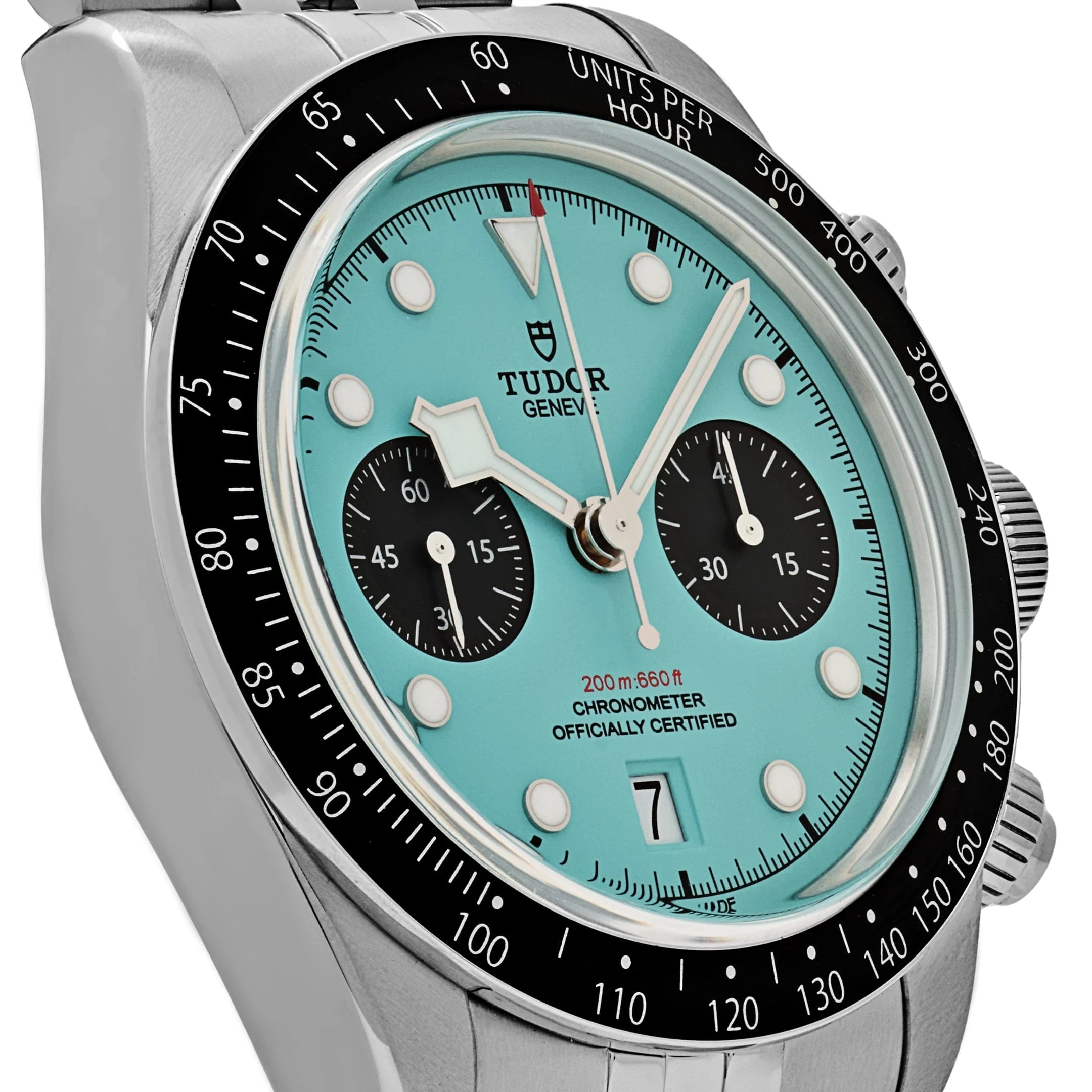 Tudor Black Bay Chrono 79360N-0024 Stainless Steel Turquoise Dial (2025) - Image 5