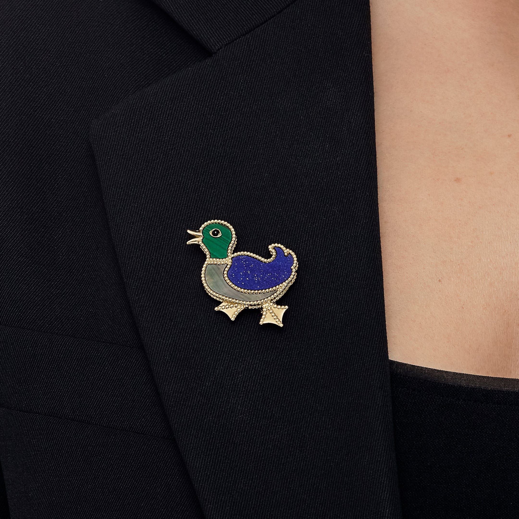 Van Cleef & Arpels Lucky Animals Collection Duck Brooch - Image 2