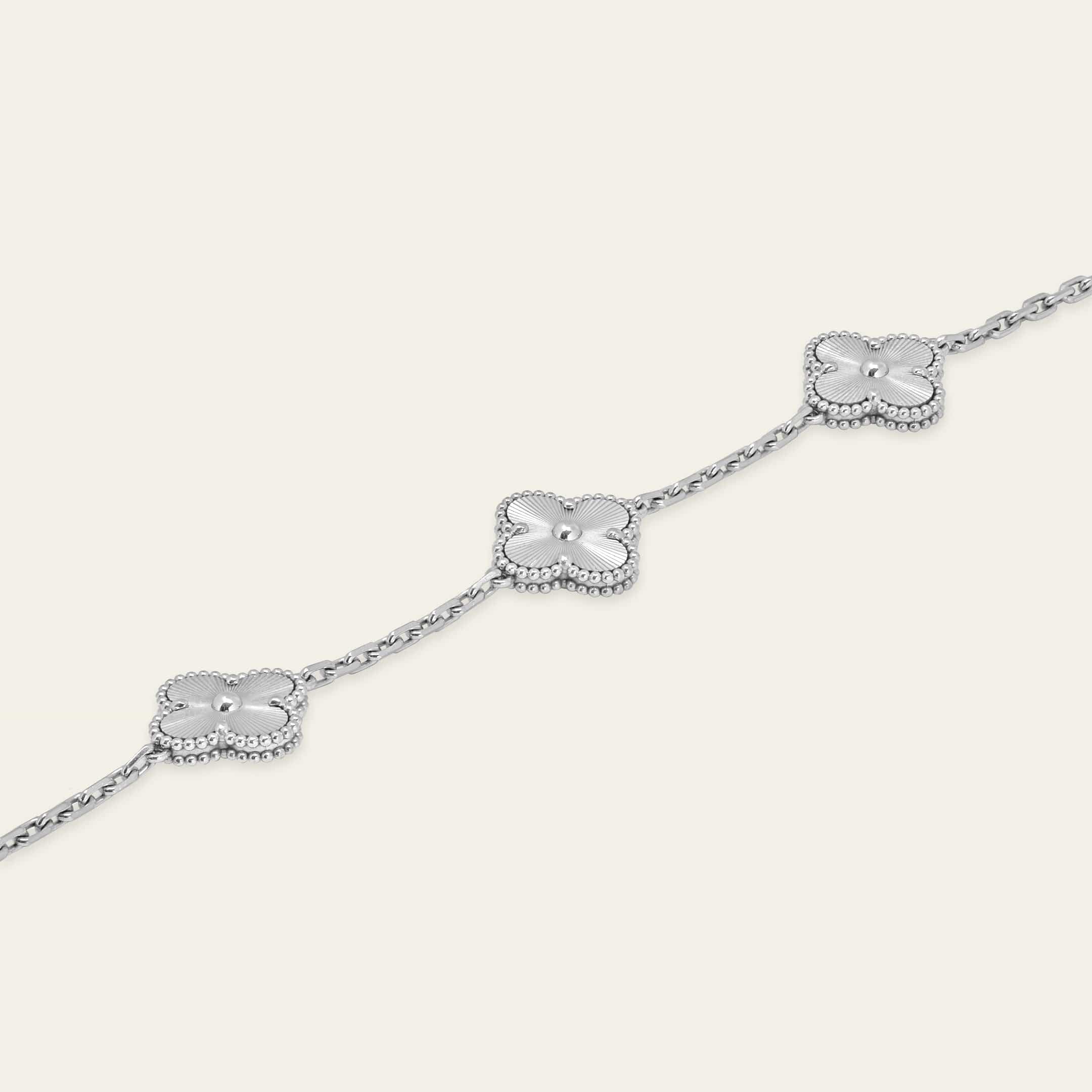 Van Cleef & Arpels Vintage Alhambra Bracelet 5 Motifs - Image 2