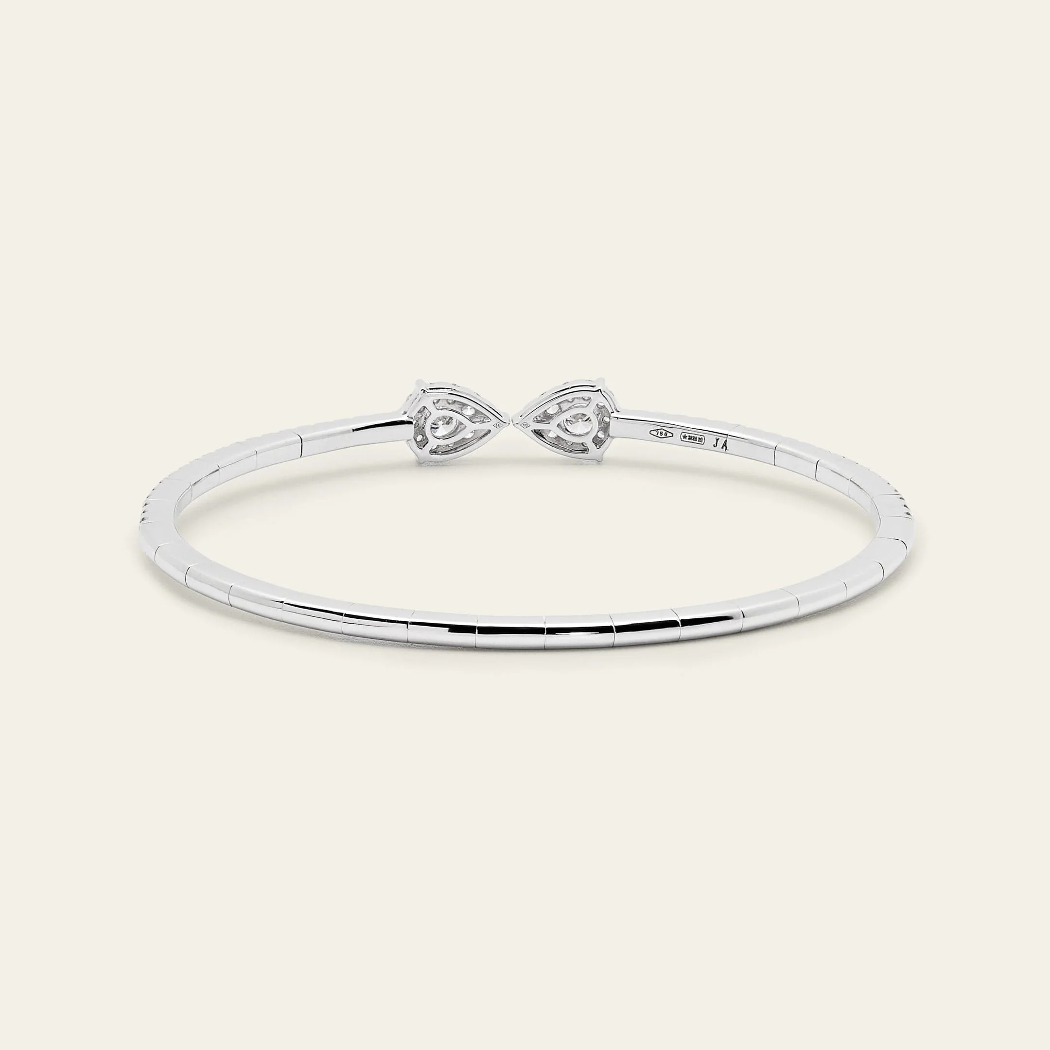 Diamond Flexible Cuff Bracelet - Image 6